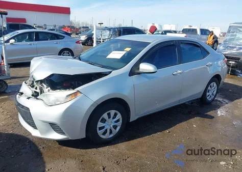 2016 Toyota Corolla L z USA, uszkodzony, nr VIN 5YFBURHE1GP562586